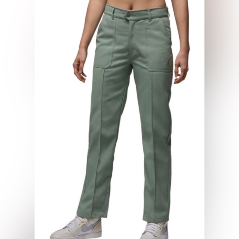 Air Jordan Women’s Woven Pants Jade Green Sz L NWT